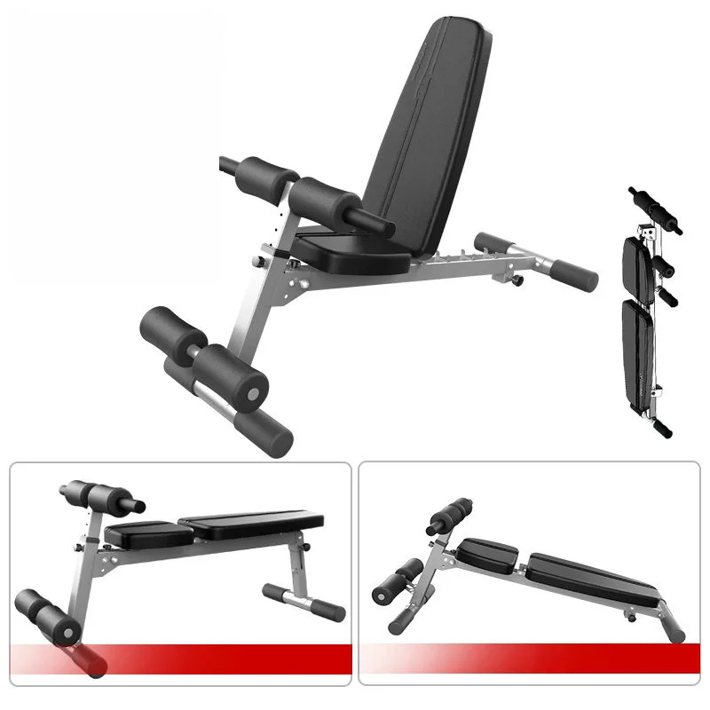 Home Gym Dumbbell Workout - 家庭用プロフェッショナルダンベルベンチ、折りたたみ式フィットネス機器インクラインシットアップボード、ジム筋力トレーニングワークアウトステーション