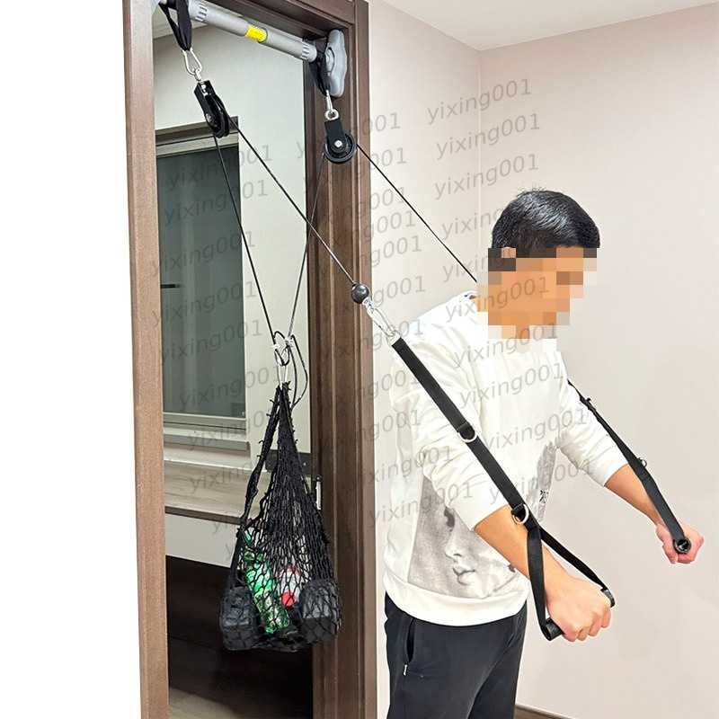 Home Gym Diy Pulley System - 多機能ジムケーブルハンドル DIYホームフィットネスプーリーシステム ラットプルダウン フライバック 筋力トレーニング用