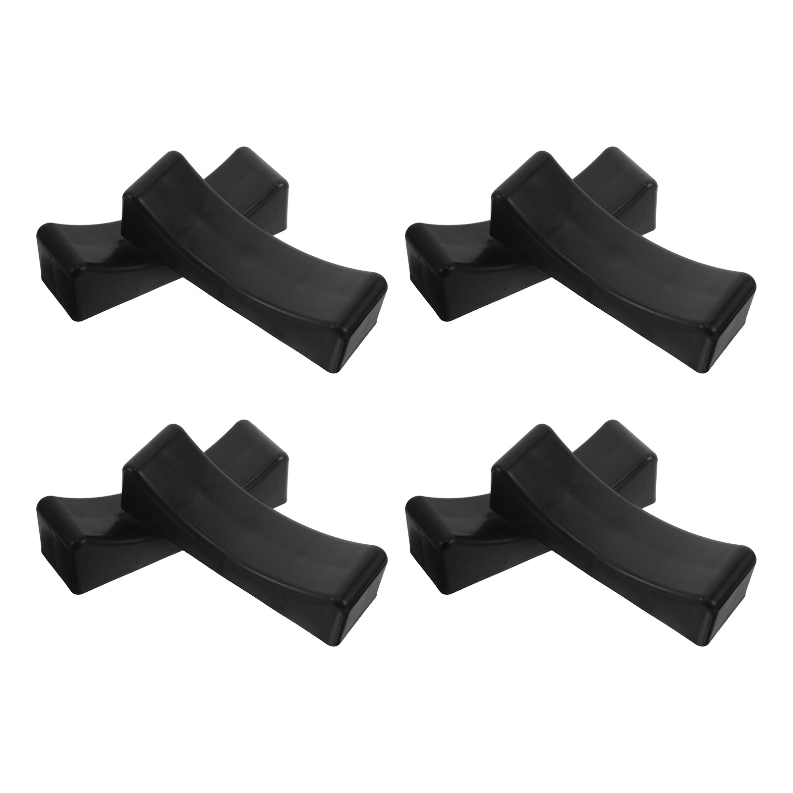 Home Gym Usa - 8個入りダンベル収納サドル、中空デザインプラスチックラックスタンド、ホームジム用ウェイトホルダーオーガナイザー、サポートラック、ダンベルスタンド