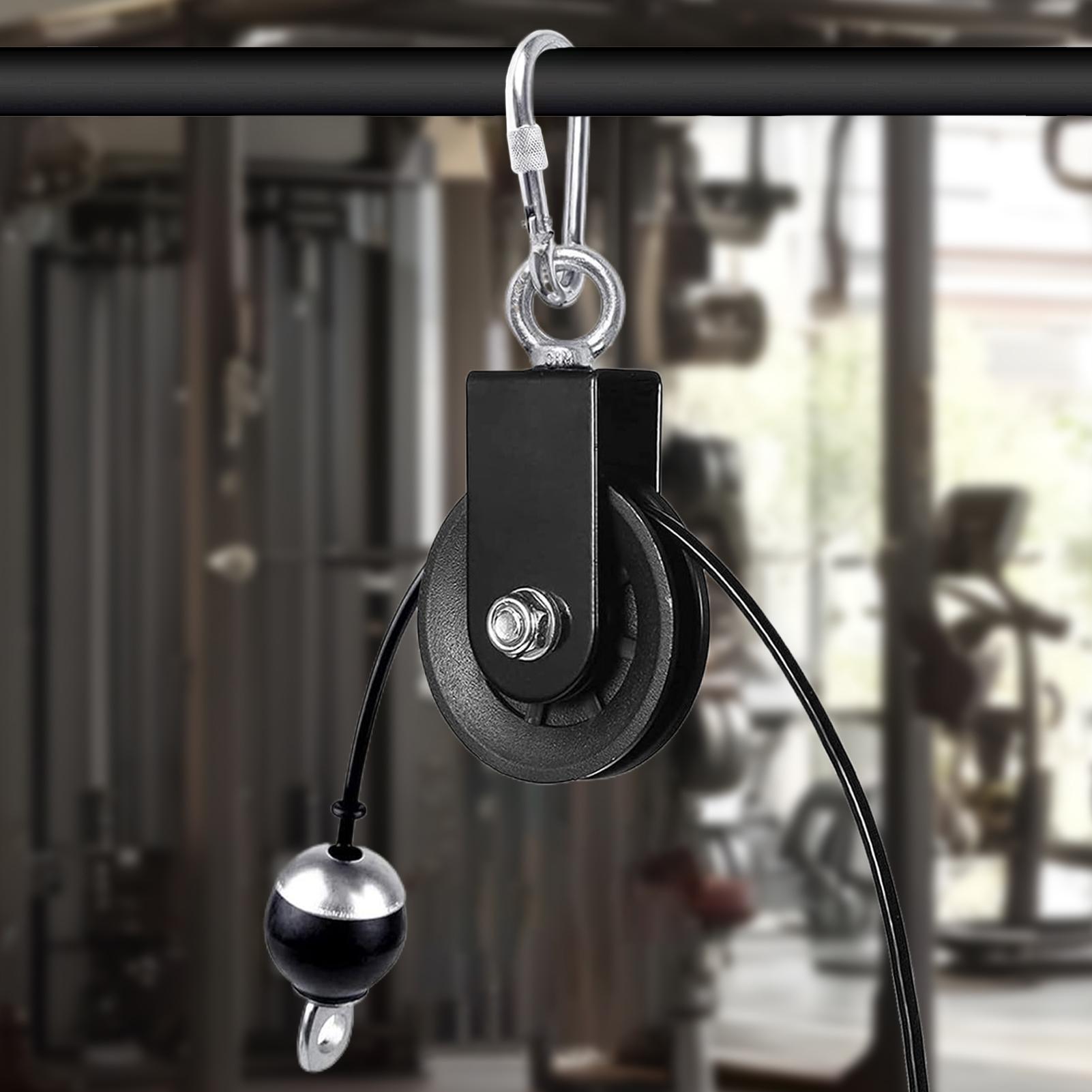 ヘビーデューティージムプーリーシステムキット 2個入り スチ - Home Gym Diy Pulley System のレビューと価格
