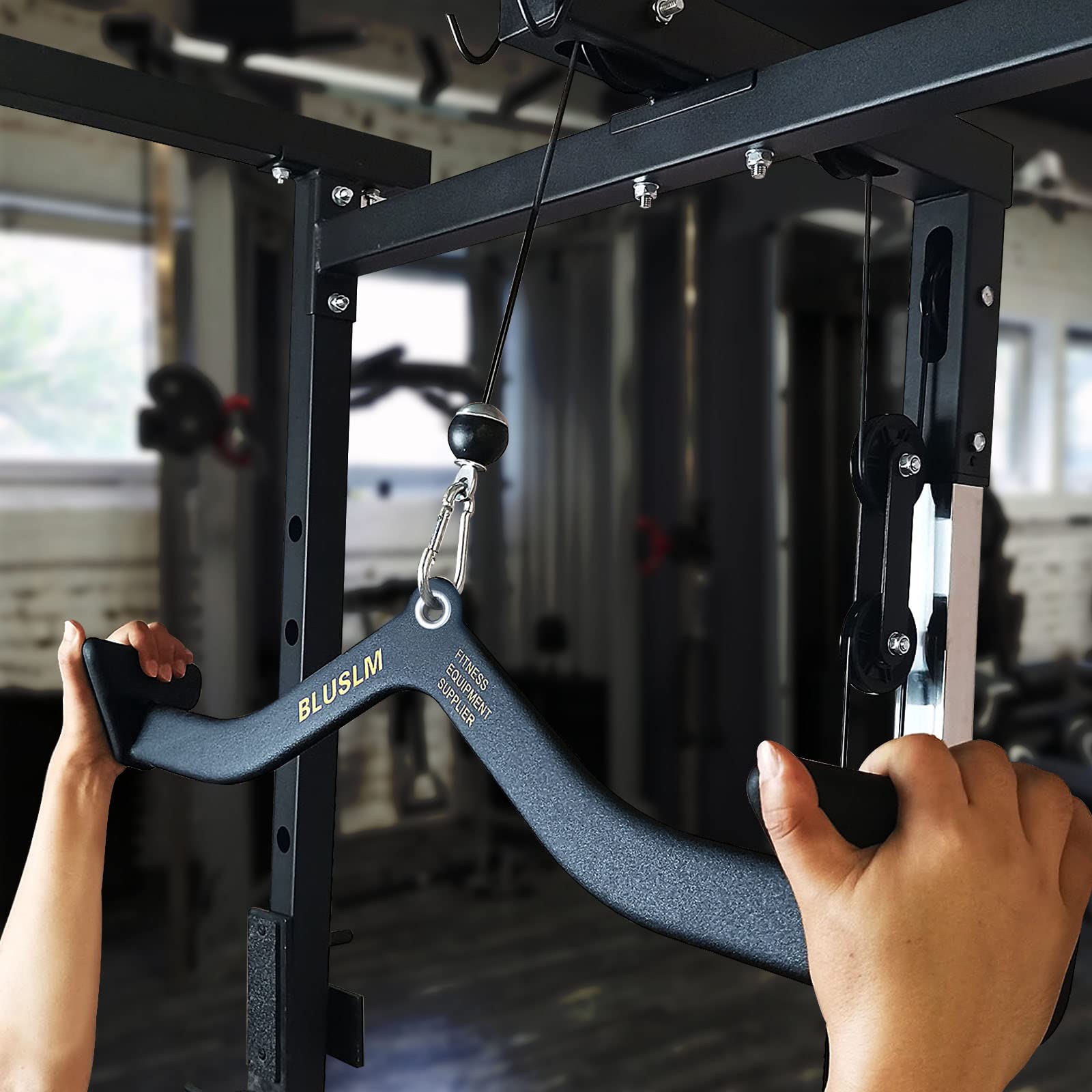 ホームジムフィットネスラットプルダウンハンドルグリップトレー - Lat Pulldown Cable のレビューと価格