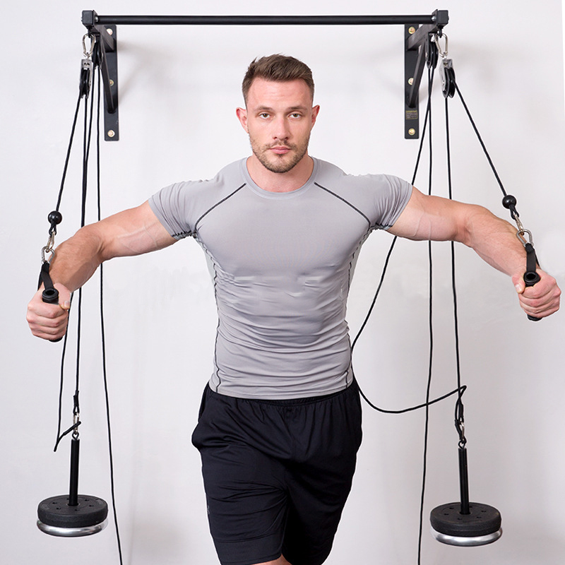 ケーブルエクササイズプーリー,上腕二頭筋,筋力トレーニング, - Home Gym Diy Pulley System のレビューと価格
