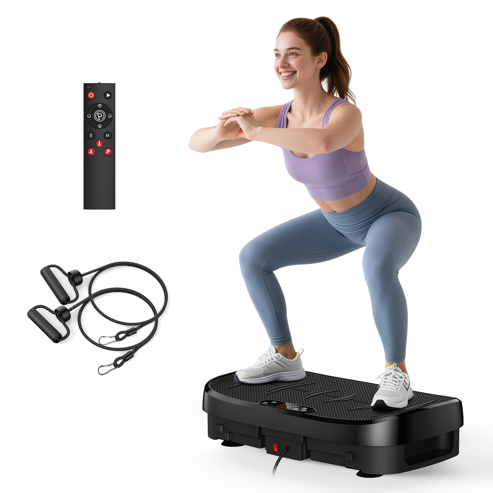 振動プレート脂肪燃焼フィットネスプラットフォーム全身120レ - Home Gym Garden のレビューと価格