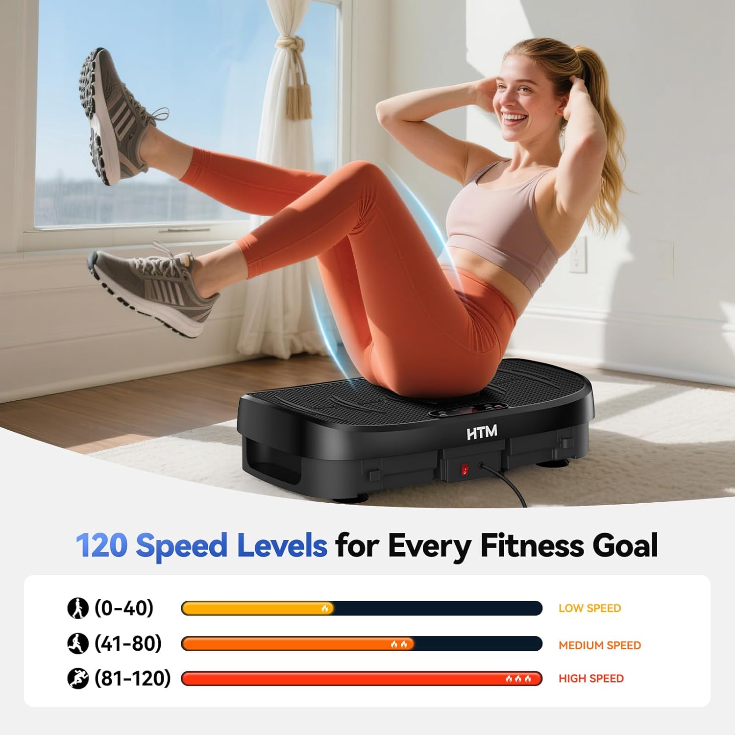 振動プレート脂肪燃焼フィットネスプラットフォーム全身120レ - Home Gym Garden のレビューと価格