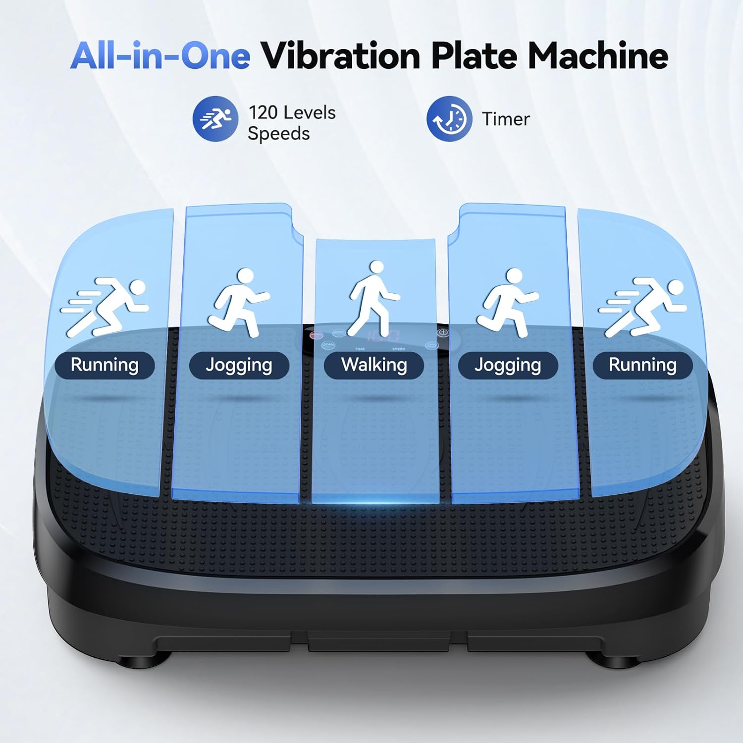 振動プレート脂肪燃焼フィットネスプラットフォーム全身120レ - Home Gym Garden のレビューと価格