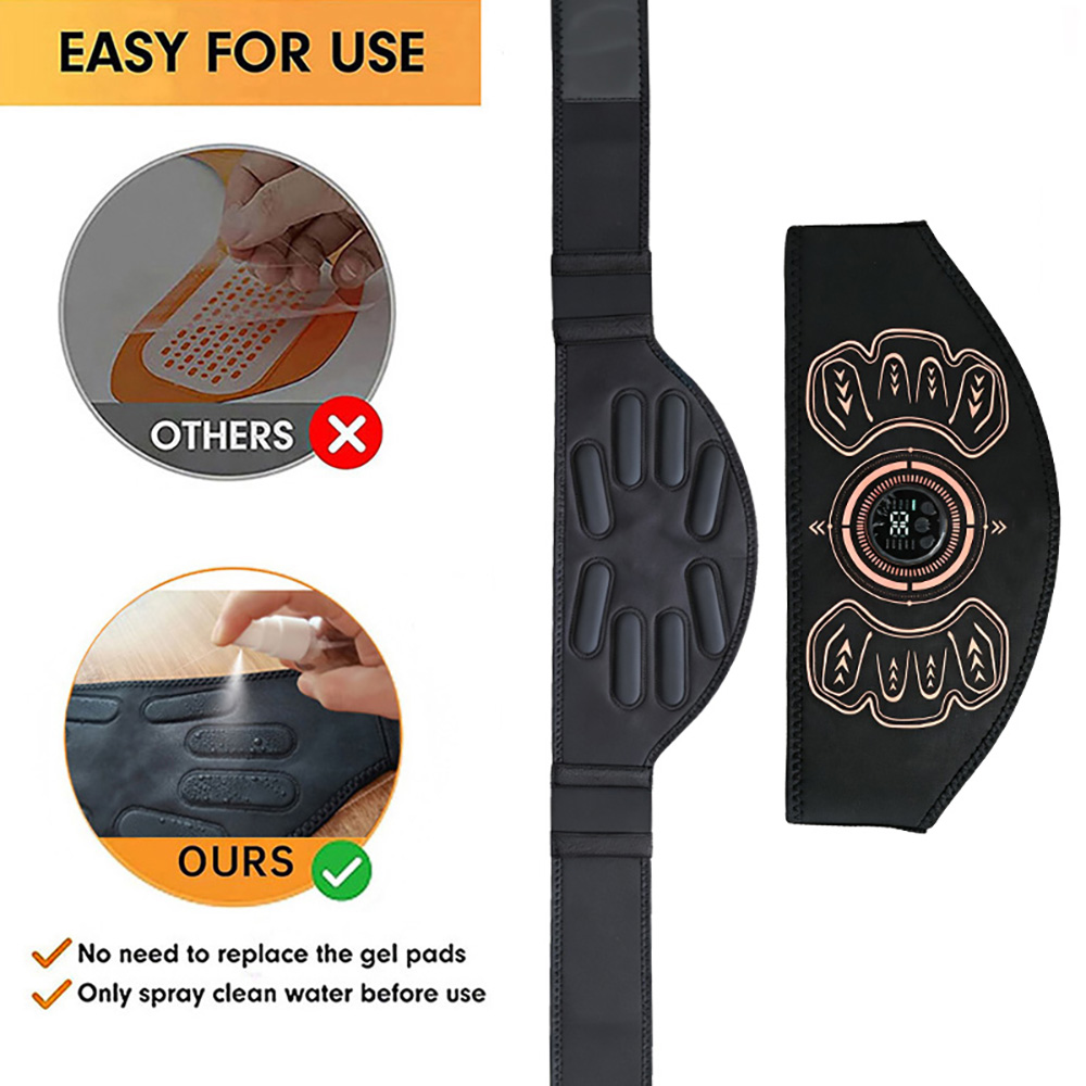 スマートフィットネスベルト 筋肉トーナー 腹筋トレーナー U - Home Gym Options のレビューと価格