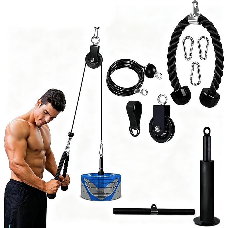 静音ステンレススチールケーブルプーリーシステム、ヘビーデュー - Home Gym Diy Pulley System のレビューと価格