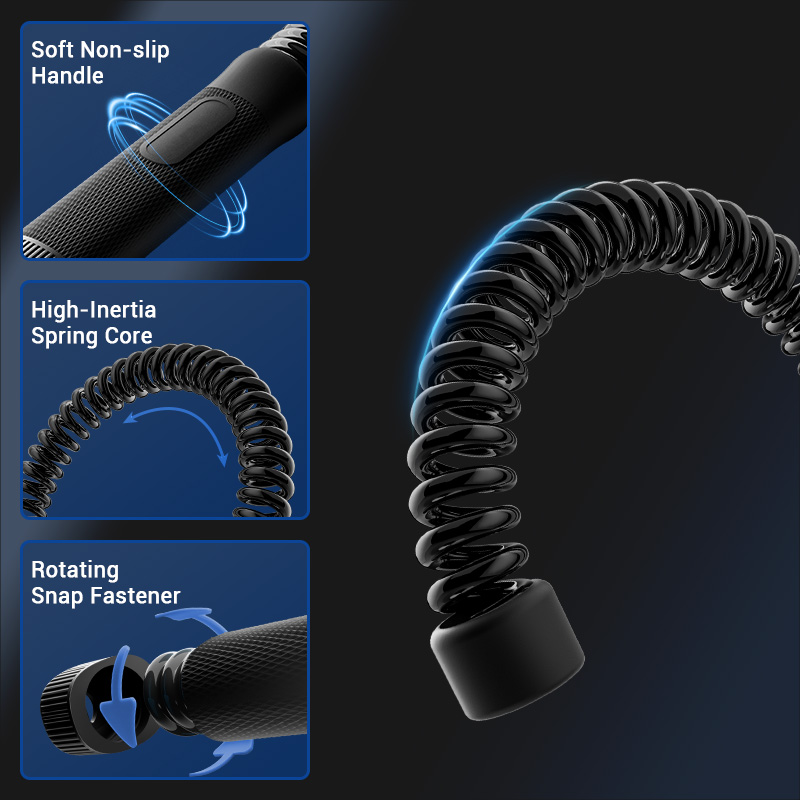 UMAY ロープレスバトルロープ、低騒音抵抗エクササイズロー - Home Gym Resistance のレビューと価格