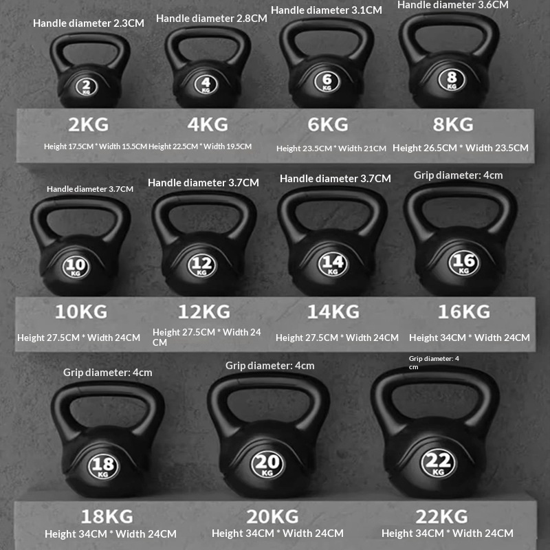 2026 フィットネス調整可能8kgケトルベル人間工学に基づ - Home Gym Garden のレビューと価格