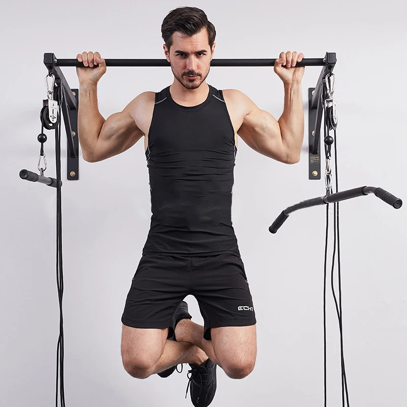 壁掛け DIY フィットネスプーリーケーブルマシンシステム上 - Home Gym Diy Pulley System のレビューと価格