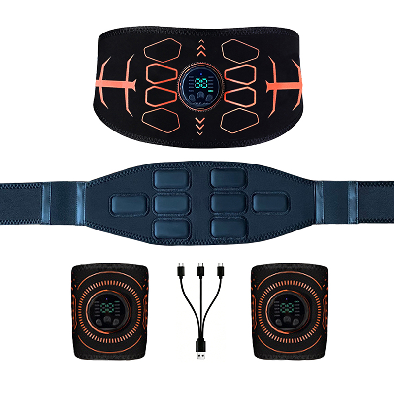 スマート腹部トレーニングベルト腹筋トレーナー筋肉トーナーボデ - Home Gym Options のレビューと価格