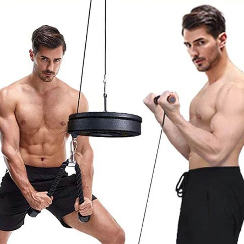 サイレントジムケーブルプーリーシステム 回転付き 多機能ステ - Home Gym Diy Pulley System のレビューと価格
