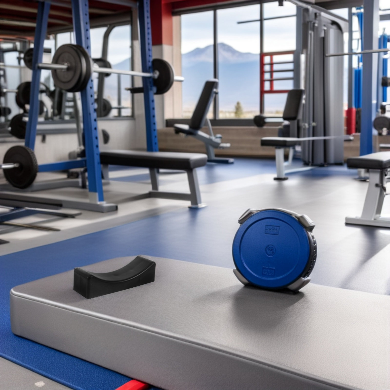 8個入りダンベル収納サドル、中空デザインプラスチックラックス - Home Gym Usa のレビューと価格
