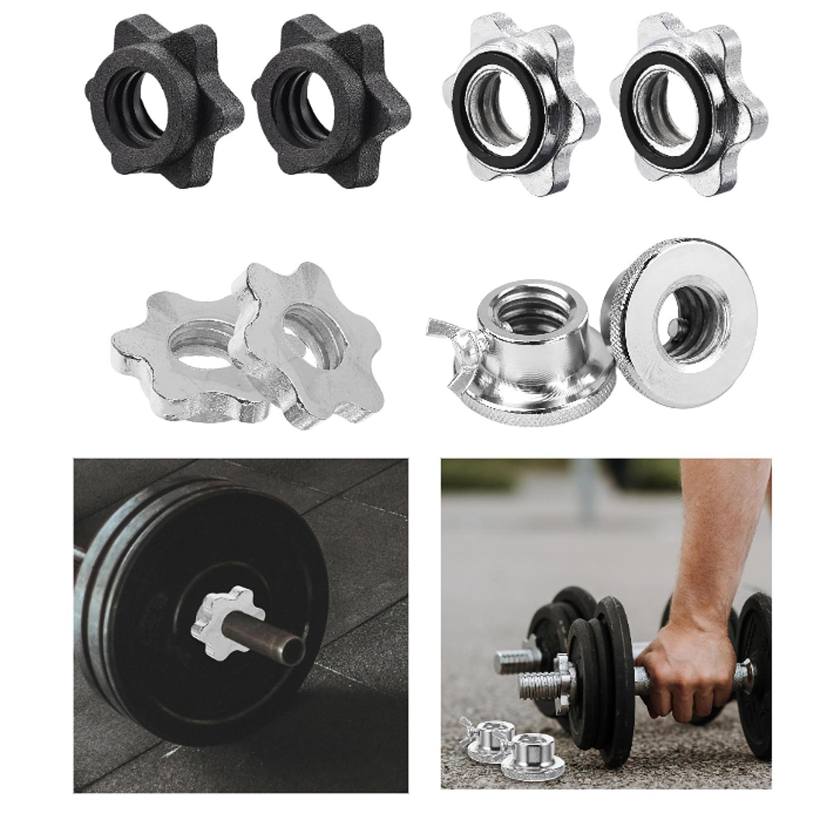 バーベルスクリューカラー機器、スチール交換、25mm、0.9 - Home Gym Dumbbell Workout のレビューと価格