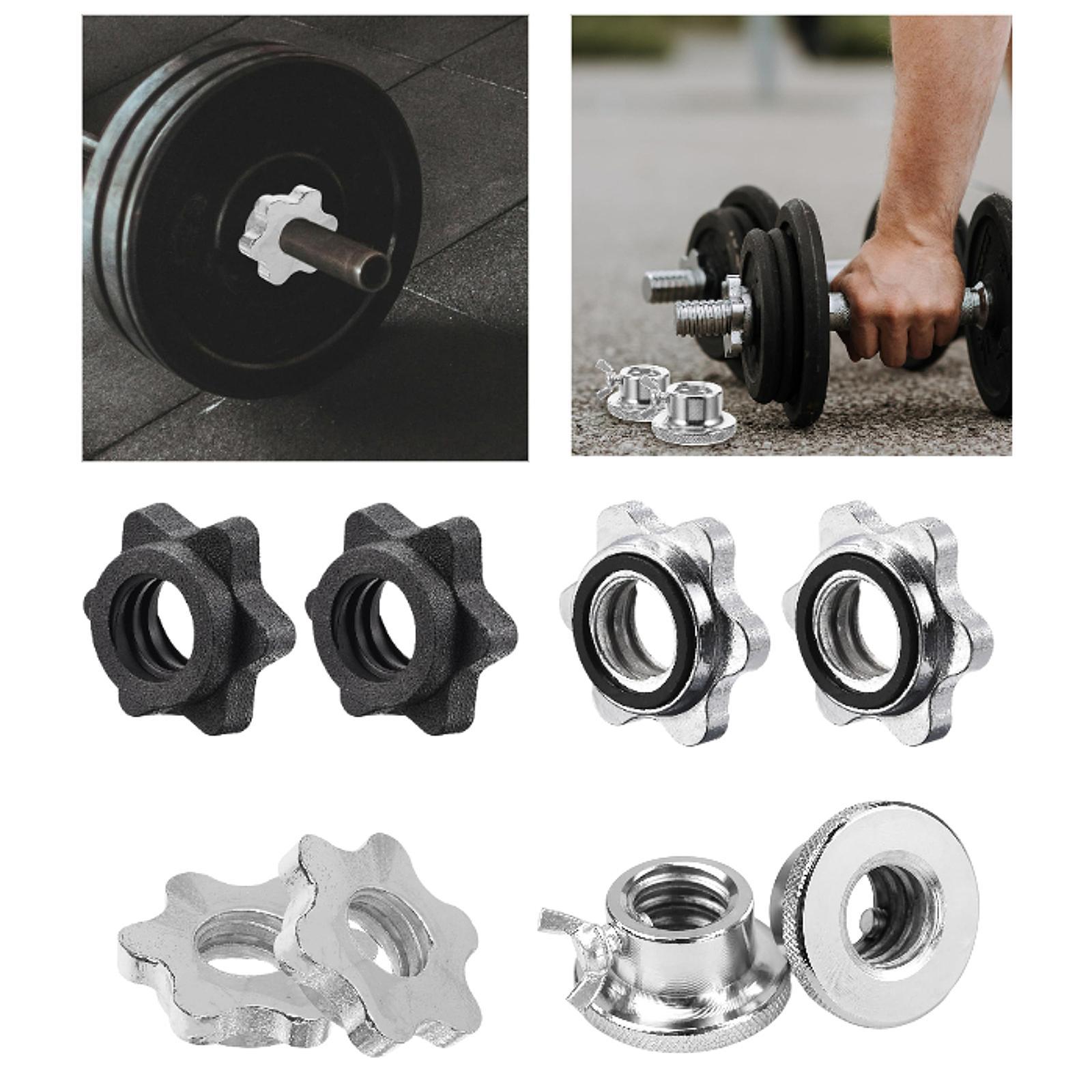 バーベルスクリューカラー機器、スチール交換、25mm、0.9 - Home Gym Dumbbell Workout のレビューと価格