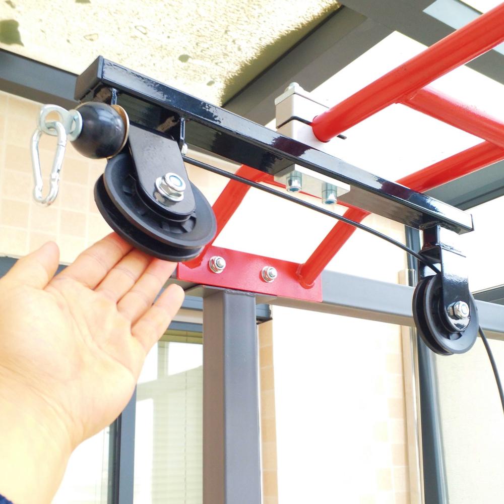 ホームジムプーリーキット – 丸パイプ＆筋力トレーニング用D - Home Gym Diy Pulley System のレビューと価格
